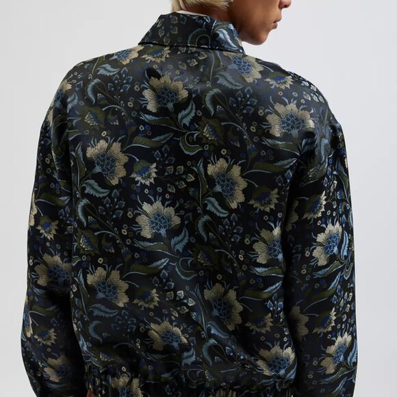 Urban Outfitters UO Classic Patterned Harrington Jacket  Fall - Picture 2 of 13